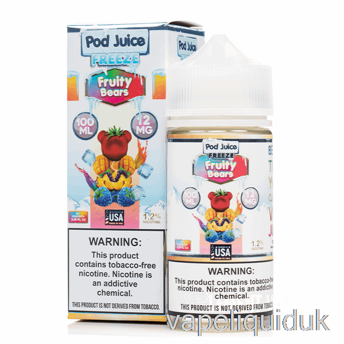 FREEZE Fruity Bears - Pod Juice - 100mL 6mg Vape Juice